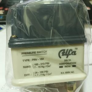 Alfa Pressure Control Switch Model PRV-15X