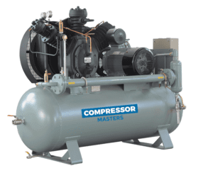 Three piston Three stage reciprocating air compressor