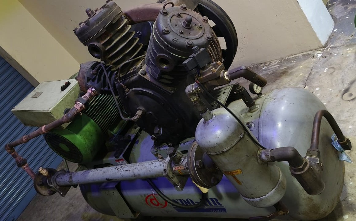 2016 Year Indo-Air Make 20 HP High Pressure 25 Bar Reciprocating Air ...