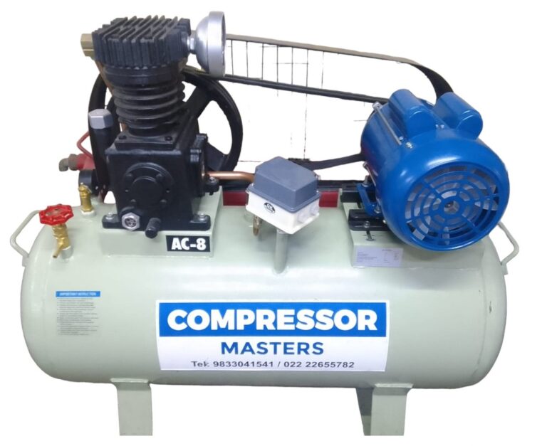 Single Stage Double Piston Reciprocating Air Compressor