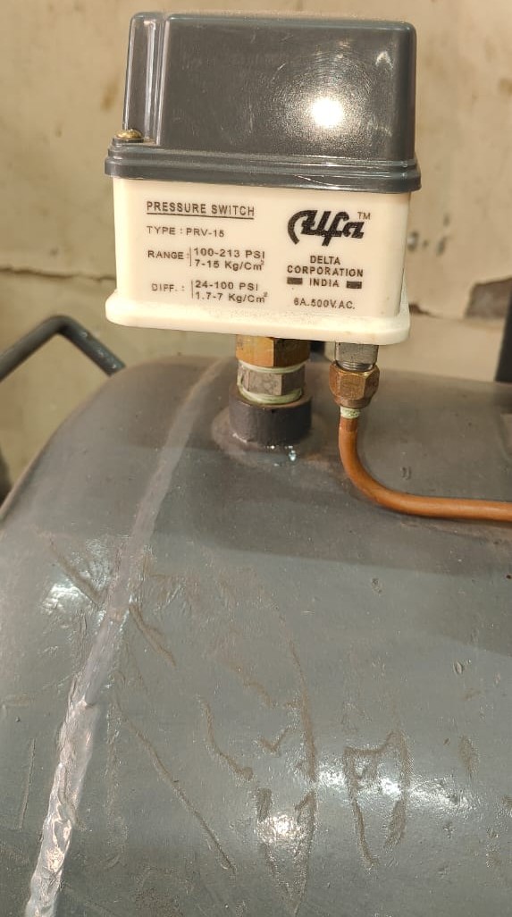 Alfa Pressure Switch for Air Compressor Model PRV 15