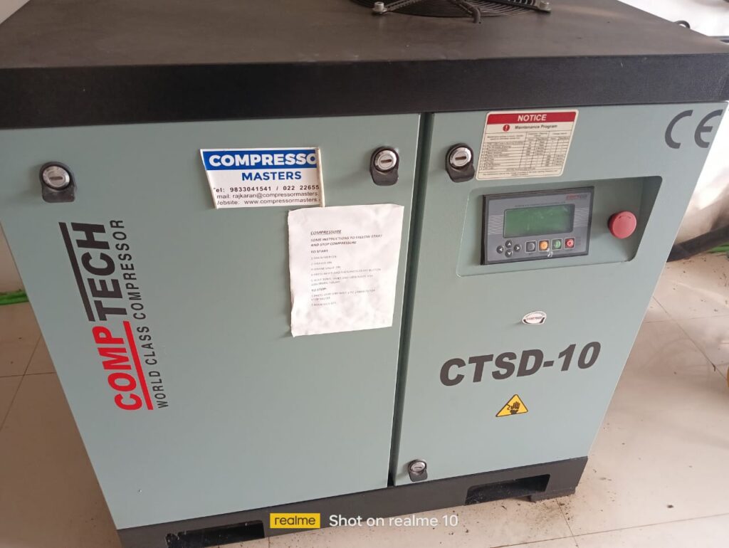 Comptech 10HP Screw Air Compressor